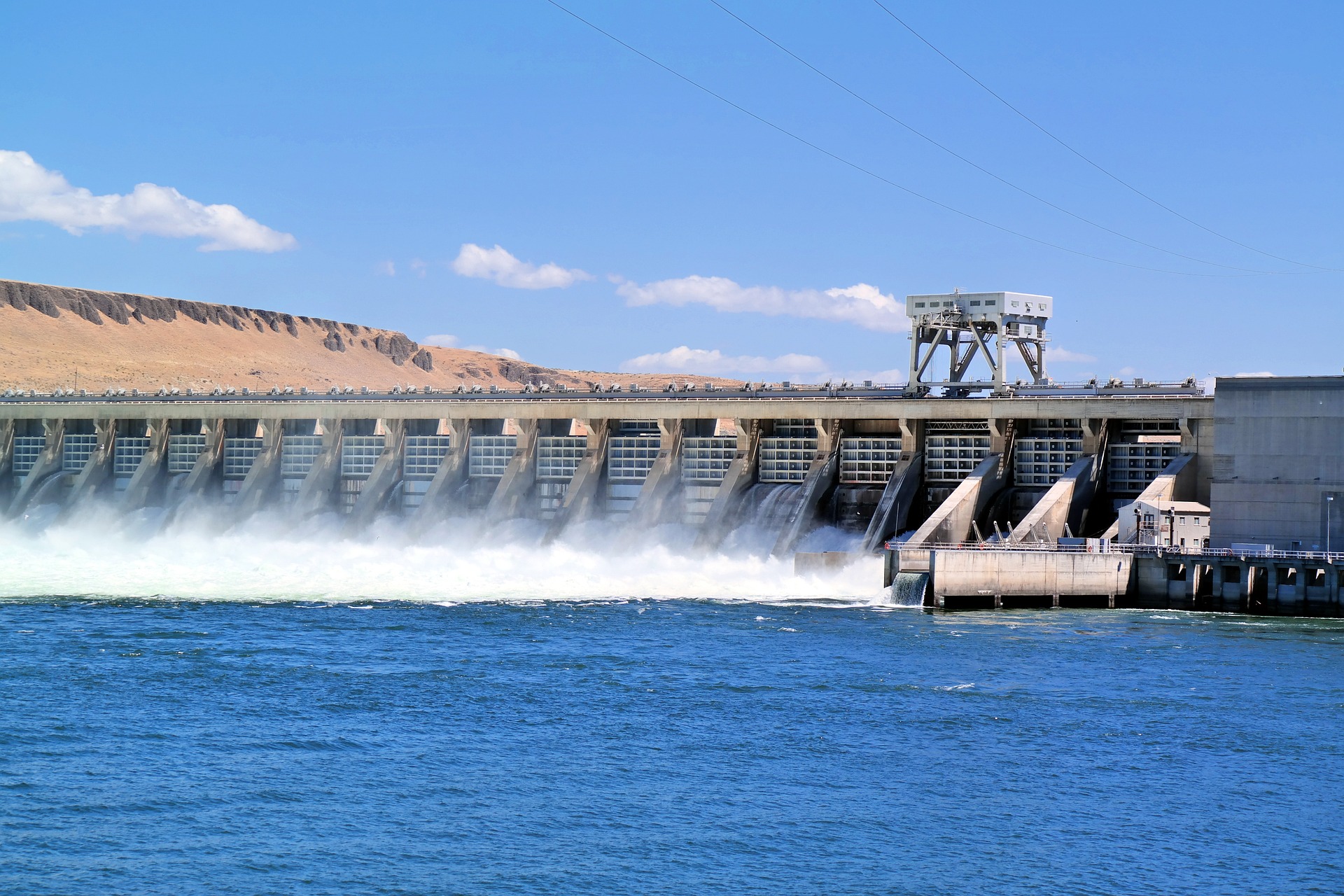 Open dam
